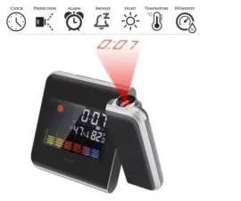 Настільний годинник DS-8190 з проектором. Фото 3