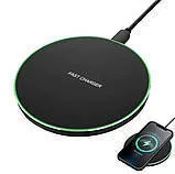 Безпровідна зарядка коло Fast Charge Black. Фото 2