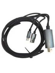 Кабель Lighting/Hdmi + Usb Moxom MX-AX28. Фото 2