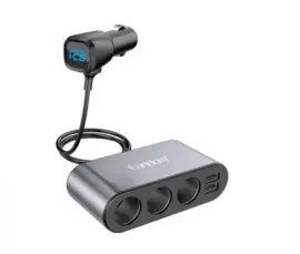 Авторозгалужувач 3 гнiзда 2Usb Earldom ET-CS2. Фото 2