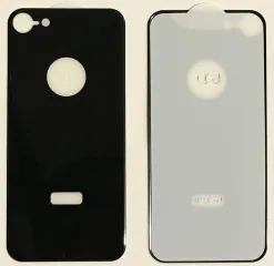 Захисне скло iPhone 7/ iPhone 8/ iPhone SE 2020 5D Back Black. Фото 3