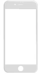 Захисне скло iPhone 7+/8+ 3D-Картон White. Фото 3