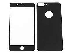 Захисне скло iPhone 8+ 3D 2in1 Black+Black. Фото 2