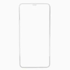 Захисне скло iPhone 11 Pro Max/iPhone XS Max 5D White. Фото 3