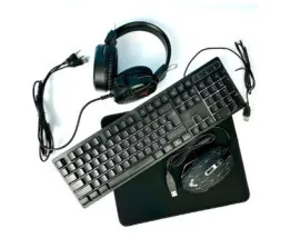 Ігровий набір I98i K59 4in1 (клавіатура, мишка, навушники, коврик). Фото 2