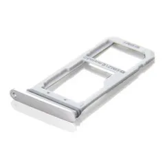 Holder sim card + microSD card Samsung G930/S7 Silver