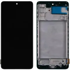 Lcd + Touchscreen Samsung M51/M515 Black Oled з рамкою(big lcd). Фото 2