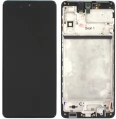 Lcd + Touchscreen Samsung M51/M515 Black Oled з рамкою(small lcd). Фото 2