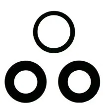 Camera glass Oppo Reno 4 Pro 5G Black. Фото 2