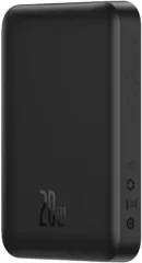 Power Bank (10000mah) Baseus Magnetic Mini Wireless 20W Black. Фото 3