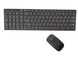 Клавіатура безпровідна + мишка K06 White. Фото 4