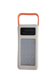 Корпус для Power Bank S28 на 28 акб 18650 з ліхтарем 22.5W White