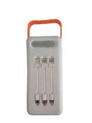 Корпус для Power Bank S28 на 28 акб 18650 з ліхтарем 22.5W White. Фото 2