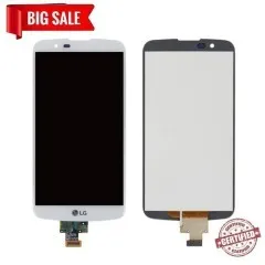 Lcd + Touchscreen LG k10 k430/K410/K420 (з мікросхемою) White. Фото 4