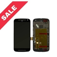 Lcd + Touchscreen Motorola XT1062/XT1063/XT1064/XT1068 Moto G2 Black з рамкою