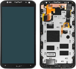 Lcd + Touchscreen Motorola XT1092 Moto X2 Black з рамкою. Фото 2