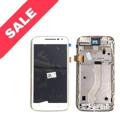 Lcd + Touchscreen Motorola XT1600/XT1601/XT1603 Moto G4 Play White з рамкою