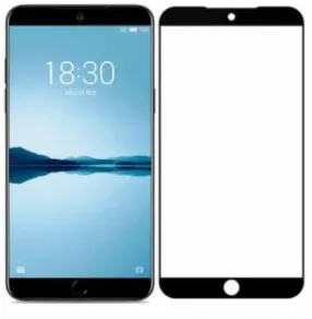 Захисне скло Meizu 15 3D-Картон Black. Фото 3