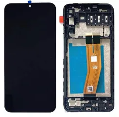 Lcd + Touchscreen Samsung A14/A145  Black Orig з рамкою. Фото 2