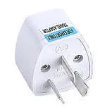 Адаптер єврорезетка на американську 2 pin. Фото 3