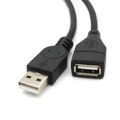 Кабель Usb-Usb подовжувач 1,5М Black