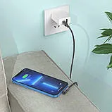 Кабель Type C/Lighting Hoco U108 20W 2m Black. Фото 5