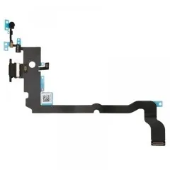 Flat Cable Iphone XS Max with charge connector Black. Фото 2