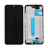 Lcd + Touchscreen Samsung A25/A256 Black Oled з рамкою (big lcd)