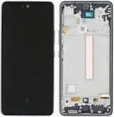 Lcd + Touchscreen Samsung A53/A536 Black Oled з рамкою (big lcd)