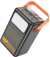 Power Bank (60000mah) Hoco J110A Wireless 65W Black