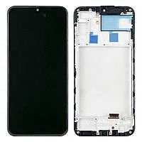 Lcd + Touchscreen Samsung A72/A725 Black Oled з рамкою (small lcd)
