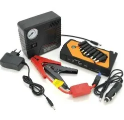 Power Bank (9980mah) Jump Starter + компресор