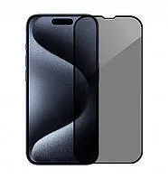 Захисне скло iPhone 16 Pro Max Privacy 180 5D Black