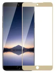 Захисне скло Meizu 15 3D-Картон Gold. Фото 3