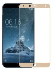 Захисне скло Meizu 15 Lite 3D-Картон Gold. Фото 3