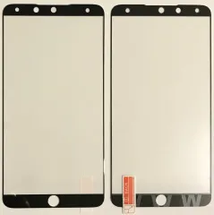 Захисне скло Meizu 15+ 3D-Картон Black. Фото 3