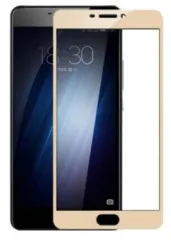 Захисне скло Meizu M3 Max 3D-Картон Gold. Фото 3