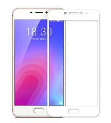 Захисне скло Meizu M6 5D White. Фото 2