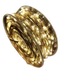 Гірлянди Роса 1000 діодів біла нитка 100м Yellow. Фото 3