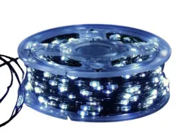 Гірлянди Роса 1000 діодів зелена нитка 100м White. Фото 3