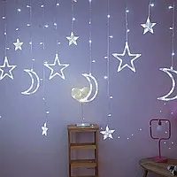 Дощик 9 зірок і 3 місяці 108 led White 3м