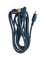 Кабель Type C/Type C Hoco U108 100W Blue 2m