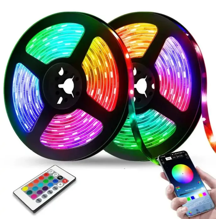 Стрічка діодна 5050 5М Rgb Bluetooth. Фото 4