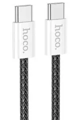 Кабель Type C/Type C Hoco X104 60W 2m Black. Фото 3