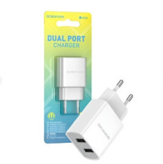 Мзп Borofone BA53A 2Usb/2.1A White