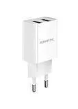 Мзп Borofone BA53A 2Usb/2.1A White. Фото 3
