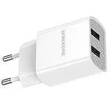 Мзп Borofone BA53A 2Usb/2.1A White. Фото 4