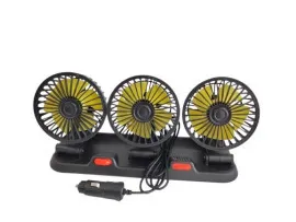 Автовентилятор F4310 12v (трійний) (packing 30). Фото 2