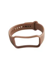 Браслет силіконовий Mi Band 8 Active/redmi Band 2 Brown. Фото 3