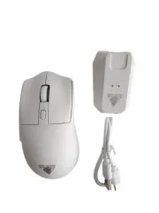 Мишка Jedell WD139 (безпровідна ігрова) White. Фото 2